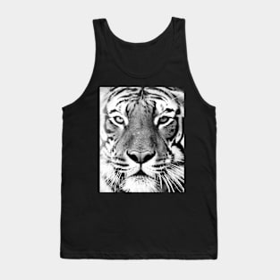 Tiger portrait print Tank Top